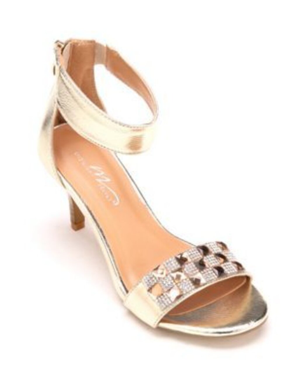Franco Sarto Evelina Gold Open Toe Sandals